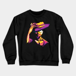 Luffy Pirates Black Crewneck Sweatshirt